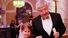 Ples v opee v Brn. Na snímku Vladimír elezný se svojí dcerou.