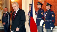 Prezident Milo Zeman jmenoval na Praském hrad vládu premiéra Bohuslava...