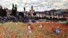 Claude Monet - Makové pole u Vétheuil