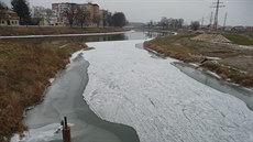 V pond�lí dopoledne hazardovala se svým zdravím p�tice d�tí, která nazula...