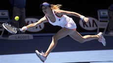 RYCHLÉ NOHY. Agnieszka Radwaská ve tvrtfinále Australian Open. 