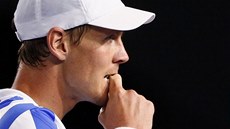 JAK NA NJ? Tomá Berdych v semifinále Australia Open. 