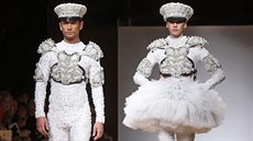 Po 60ti letech se konala módní p�ehlídka zna�ky Schiaparelli, která odstartovala týden haute couture.
