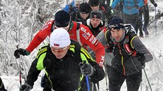 Momentka z t�etího ro�níku extrémního závodu Adidas 24 hodin na Lysé ho�e.