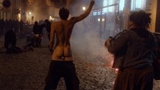 Snímek Hany natá�eli tv�rci v no�ních ulicích Plzn�.