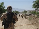 eský voják v provincii Lógar (Afghánistán, 2009)