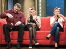Imrich Bugár, Eva Josefíková a Jarmila Klímová v Show Jana Krause