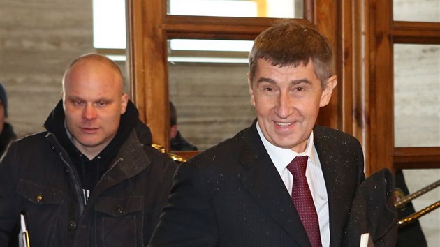 Andrej Babi u soudu v Bratislav (30. ledna 2014)