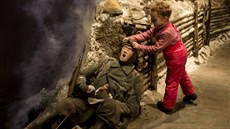 Muzeum blokády Leningradu v ruském Kirovsku (27. ledna 2014)