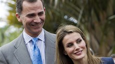 panlský korunní princ Felipe a princezna Letizia (28. ledna 2014)