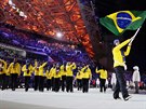 Také brazilská výprava patila k tm, které vsadily na barvy státní vlajky....