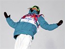 Australský snowboardista Scotty James v olympijském finále slopestylu. (8....