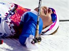 eská skiatlonistka Petra Nováková skonila v závodu na 15 kilometr...