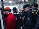 Policie vykázala squatery z domu v Neklanov ulici na praském Vyehrad (7.