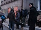 Policie vykázala squatery z domu v Neklanov ulici na praském Vyehrad (7.