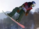 VE VZDUCHU. árka Panochová v olympijské kvalifikaci slopestylu