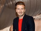 David Beckham se ped startem Super Bowlu objevil v ulicích New Yorku. 