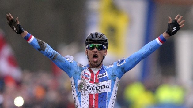 Cyklistika Zdenk tybar dobyl v nizozemskm Hoogerheide po tlet pauze cyklokrosov titul.