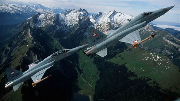 Švýcarský letoun F-5 Tiger II