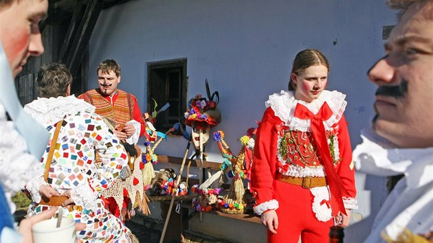 Tradin masopust ve skanzenu na Veselm Kopci u Hlinska