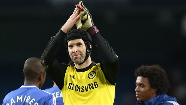 Petr ech tlesk fanoukm po utkn Chelsea na Manchesteru City. Svm vkonem pomohl k vhe 1:0.