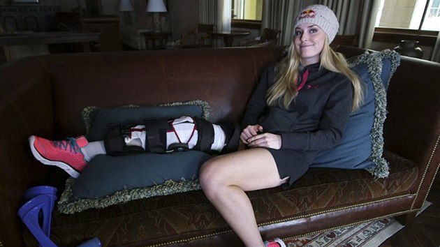 Zrann kolene zabrnilo Vonnov jet na olympidu.