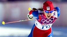 Česká skiatlonistka Eva Vrabcová-Nývltová skončila v závodu na 15 kilometrů...