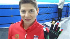 ORIGINÁLNÍ RUKAVICE. Rychlobrusla�ka Kate�ina Novotná a její olympijsky...