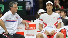 Jaroslav Navrátil, kapitán českých tenistů pro Davis Cup, Tomáši Berdychovi ani...