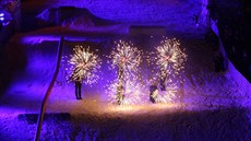 Slavnostní otev�ení olympijského parku na Letenské pláni (6. února 2014).