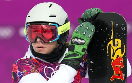 eská snowboardistka Ester Ledecká na olympijských hrách v Soi