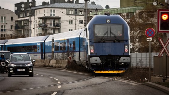 První souprava railjet vyrobená ve vídeském závod Siemens pro eské dráhy.