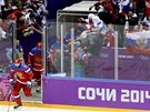 A JDOU NA TO! Hokejisté Ruska zaínají olympijský turnaj na domácí pd v Soi
