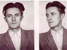 Fotografie Miroslava Sýkory z vazby. Byl jednou z obtí procesu, 1. srpna 1951...