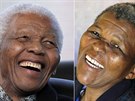 Nelson Mandela a Onica Mothoaová (vpravo)