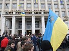 Odprci prezidenta Janukovye obsadili vechny úady i sídlo kontrarozvdky a...