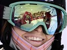 eská snowboardistka árka Panochová po kvalifikaní jízd v závod na...