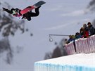 SPOKOJENÁ. eská snowboardistka árka Panochová po kvalifikaní jízd v závod...