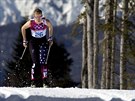 Americká bkyn na lyích Sadie Bjornsenová v závodu na deset kilometr...