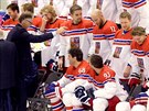 Spolené focení eské hokejové reprezentace na zimních olympijských hrách v...