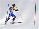 Francouzský lya Alexis Pinturault pi slalomové ásti olympijské...