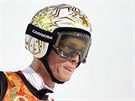 Rakouský skokan na lyích Thomas Morgenstern pi kvalifikaním závod na velkém...