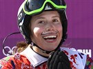 ESKÉ ZLATO! Eva Samková zvítzila v olympijském finále snowboardcrossu. (16....