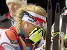 SLZY V CÍLI. eská biatlonistka Gabriela Soukalová vybojovala v olympijském...