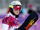 eská snowboardistka Ester Ledecká v kvalifikaci paralelního obího slalomu na...