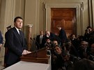 Nový italský premiér Matteo Renzi pevzal v ím povení k sestavení vlády.