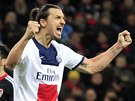 PAÍANÉ VÁLÍ. Kanonýr Zlatan Ibrahimovic se raduje z gólu na hiti