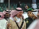 Britský princ Charles v Rijádu (18. února 2014)