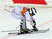 esk lya Ondej Bank v cli slalomov sti olympijsk superkombinace. (14....