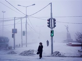 Ani Jakutsk nenabízí snesitelnjí poasí. Jeho centrální námstí je jako...